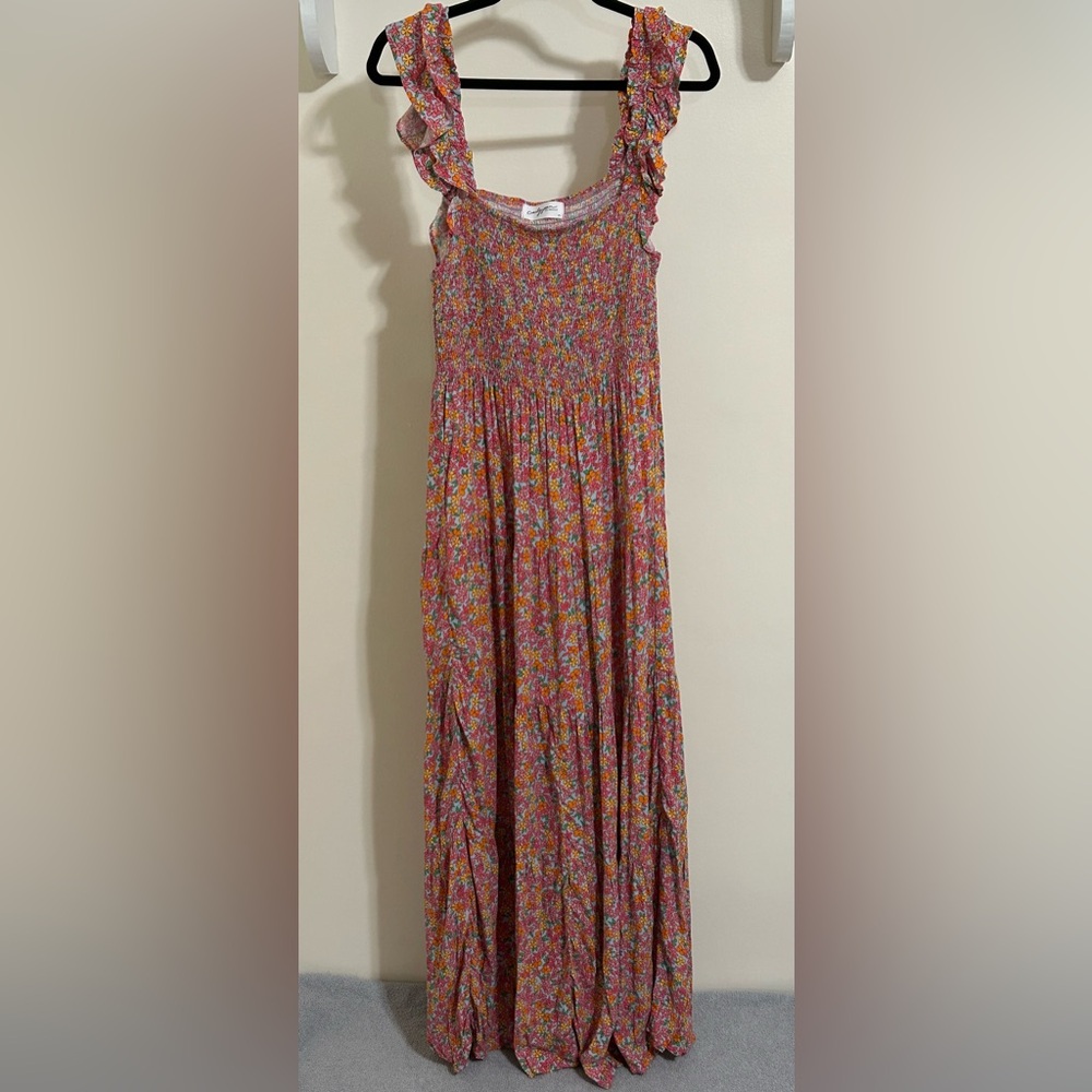 Carly Jean Los Angeles Floral Maxi Dress, Medium